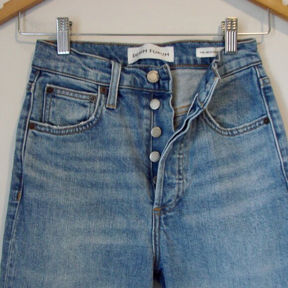 Aritzia Denim Forum Blue Straight Leg Jeans - Picture 10 of 16